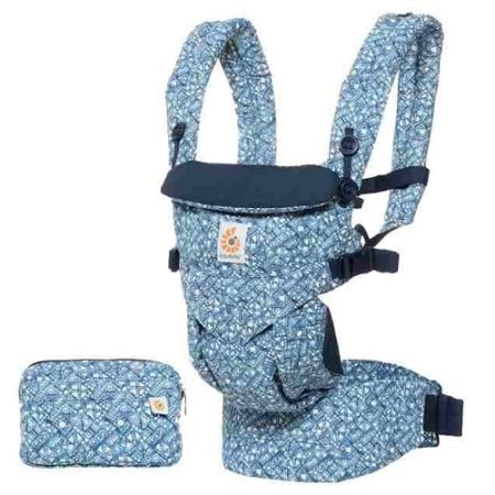 Marsupiu pentru copii, Omni 360, Batik Indigo, ErgoBaby