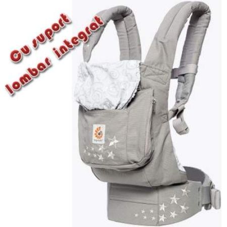 Marsupiu, Original Galaxy Grey, 0 luni-20Kg, BCANGALAXY, ErgoBaby