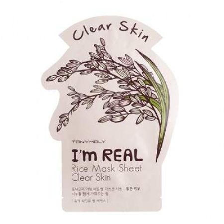 Masca de curatare cu orez I'm real, 21g, TonyMoly