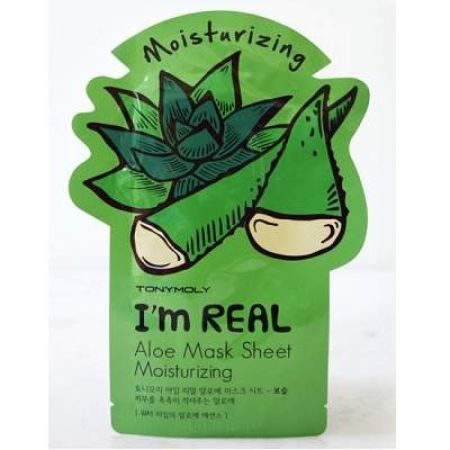 Masca hidratanta cu Aloe Vera I'm Real, 21g, TonyMoly