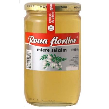 Miere de salcam Roua Florilor, 950g, Apidava