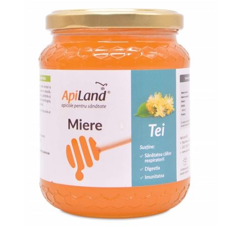 Miere de tei cruda Eco, 500 g, ApiLand