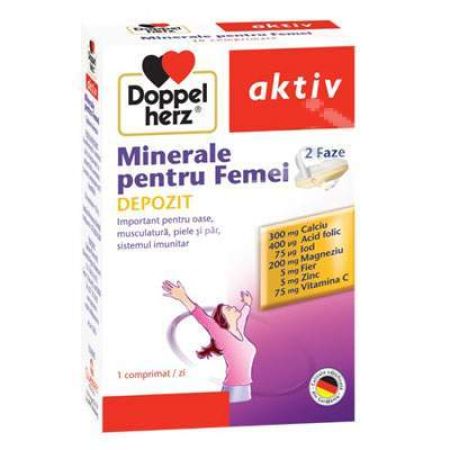 Minerale pentru femei, 30 comprimate, Doppelherz