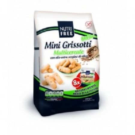 Mini grisine Multicereale, Multipack, 240 g, PAN153, Nutri Free