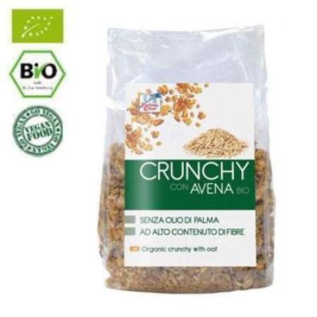 Musli crocant Bio cu fulgi de ovaz fara zahar, 375 g, La Finestra Sul Cielo