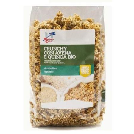 Musli crocant Bio cu ovaz si quinoa, 375 g, La Finestra sul Cielo