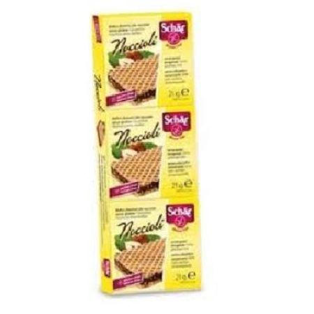 Napolitane cu crema de alune, Noccioli, 3 x 21g, Dr. Schar