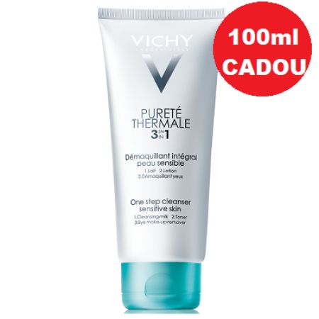 Oferta - Demachiant integral 3in1 pentru pielea sensibila - Purete Thermale, 300ml, Vichy