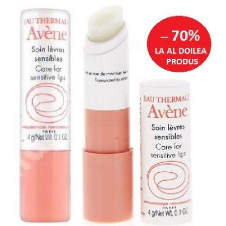 Oferta Pachet Avene Stick pentru buze sensibile, 1+1, Pierre Fabre