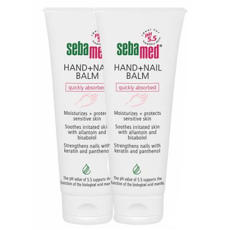 Pachet Balsam dermatologic pentru maini si unghii, 75 + 75 ml, SebaMed