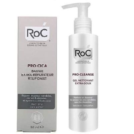 Oferta Pachet Balsam si Gel piele sensibila, RoC