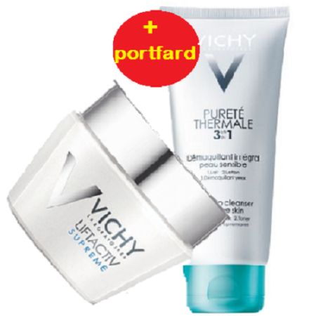 Oferta Pachet Crema de zi Liftactiv Supreme ten uscat, 50ml, Vichy