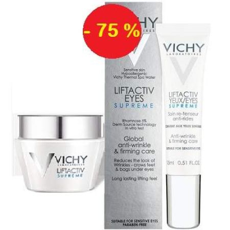 Oferta Pachet Crema de zi si Crema de ochi Supreme Liftactiv, Vichy