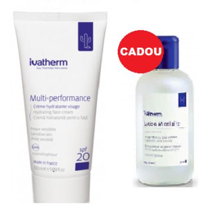 Oferta Pachet Crema Hidratanta de Fata SPF20+ MultiPerformance, 100ml, Ivatherm