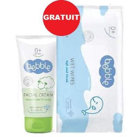 Oferta Pachet Crema hidratanta pentru fata, +0luni, 50ml, Bebble