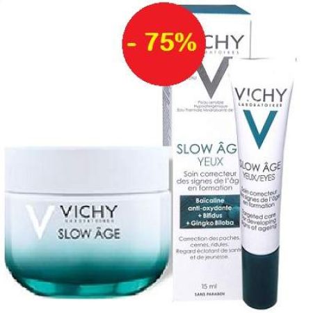 Oferta Pachet Crema ingrijire zilnica si Crema de ochi Slow Age, Vichy