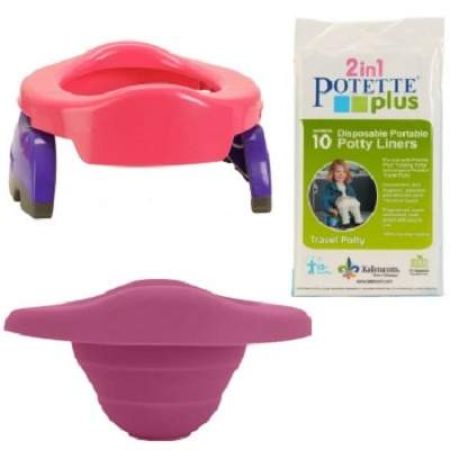 Oferta Pachet Olita portabila 2in1, roz, Potette Plus