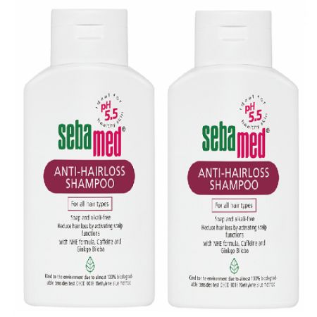 Oferta Pachet Sampon Dermatologic impotriva caderii parului, 200+200 ml, Sebamed