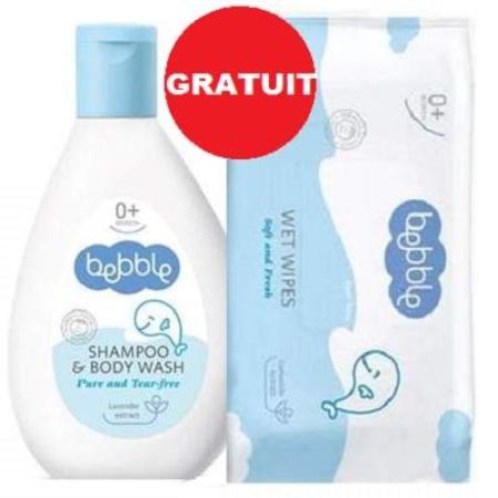 Oferta Pachet Sampon si Gel de Baita 2in1, +0luni, 200ml, Bebble