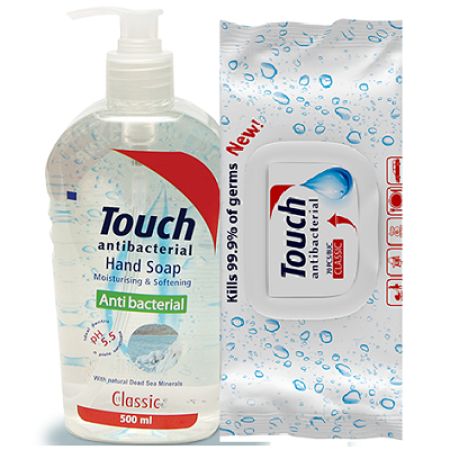 Oferta Pachet Sapun antibacterial Classic, 500ml, Touch