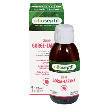 Olioseptil Sirop Gorge Larynx, 125 ml, Laboratoires Ineldea