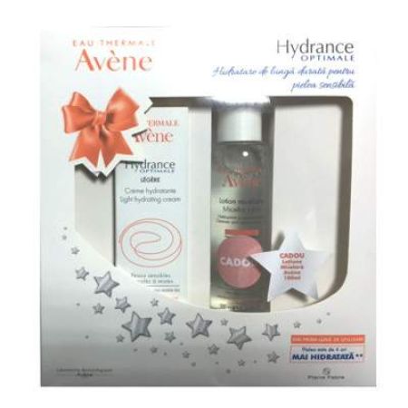 Pachet Avene Hydrance Optimale Legere 40 ml + Lotiune micelara 100 ml, Pierre Fabre