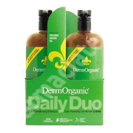 Pachet ingrijire zilnica pentru par Duo Daily, DermOrganic