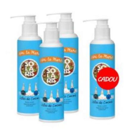 Pachet Ulei de cocos Hai la mare, 4x150 ml, Solaris (3+1 Cadou)