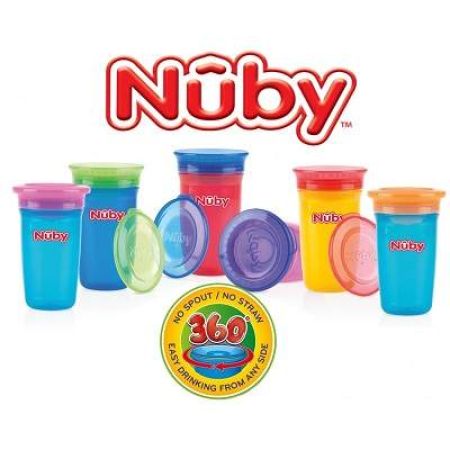 Pahar stop picatura, 300ml, 6L+, 10414, Nuby 