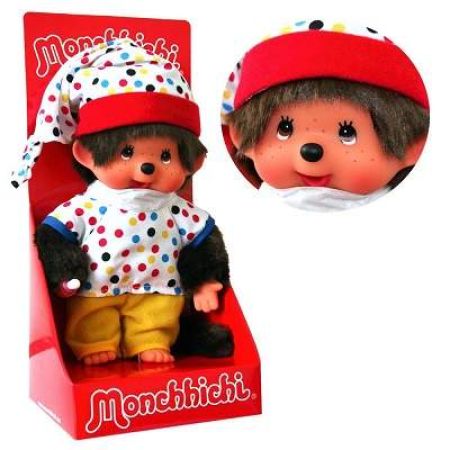 Papusa Baietel in pijama, +3 ani, 20cm, Monchhichi