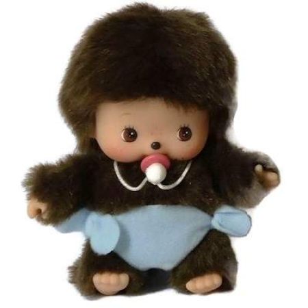 Papusa Bebe cu scutecel bleu, +3 ani, 20cm, 235370, Monchhichi