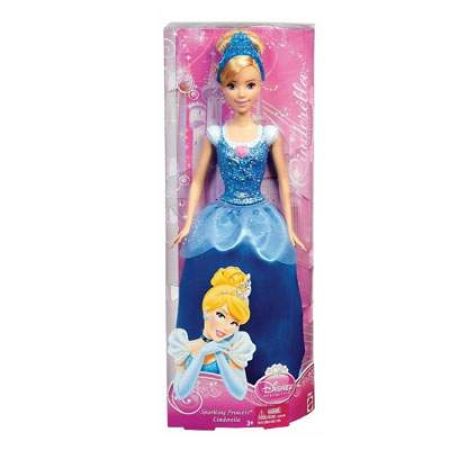 Papusa Cenusareasa in rochie stralucitoare, X9333-BBM21, Mattel