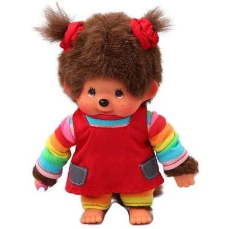 Papusa fetita cu salopeta, +3 ani, 20 cm, 220860, Monchhichi