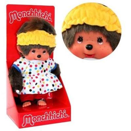 Papusa Fetita in pijama, +3 ani, 20cm, Monchhichi