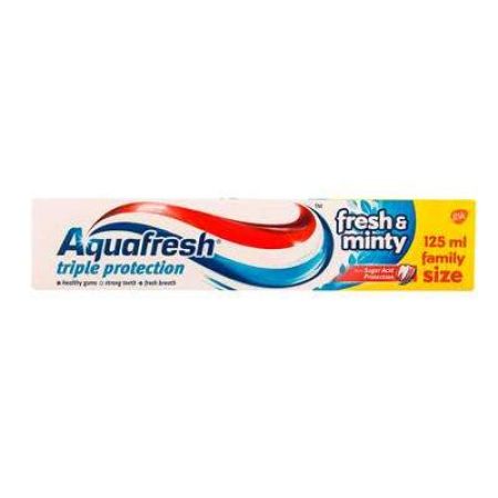 Pasta de dinti Triple Action Fresh&Minty 125 ml, Aquafresh 