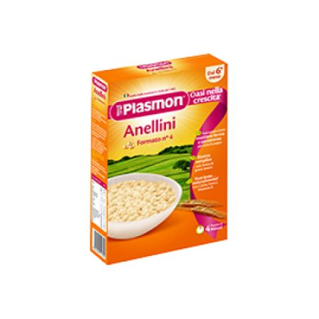 Paste in forma de ineluse Anellini, +6 luni, 340 gr, Plasmon