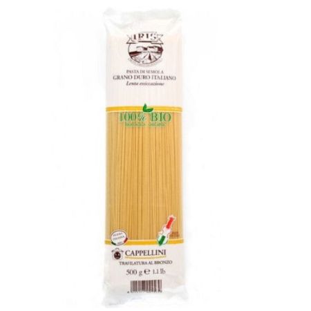 Paste Cappellini din grau dur, 500 g, Iris Bio