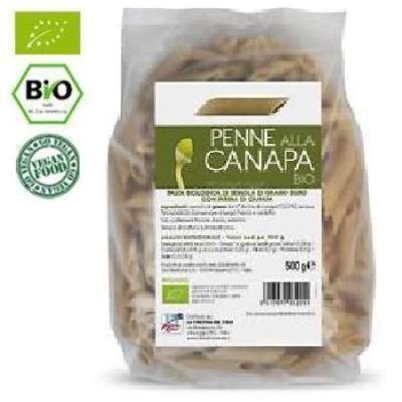 Paste Bio penne cu canepa, 500 g, La Finestra Sul Cielo