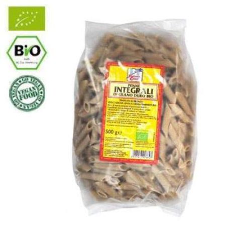 Paste bio penne, din grau integral, 500 g, La Finestra Sul Cielo