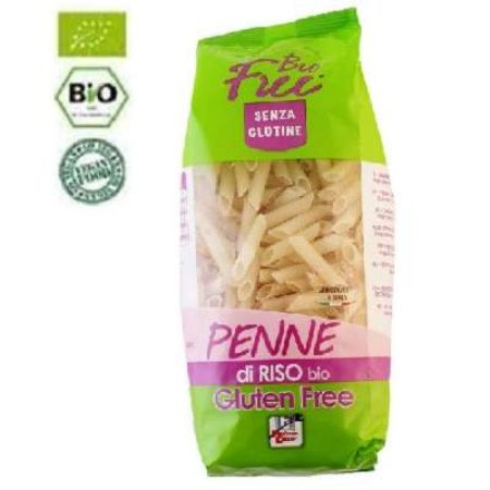 Paste Bio penne din orez fara gluten, 500 g, La Finestra Sul Cielo