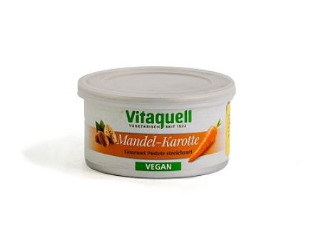 Pate din migdale si morcov, 125 g, Fauser Vitaquell