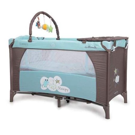 Patut pliabil Sleepy Blue, 60x120 cm, Sleepy