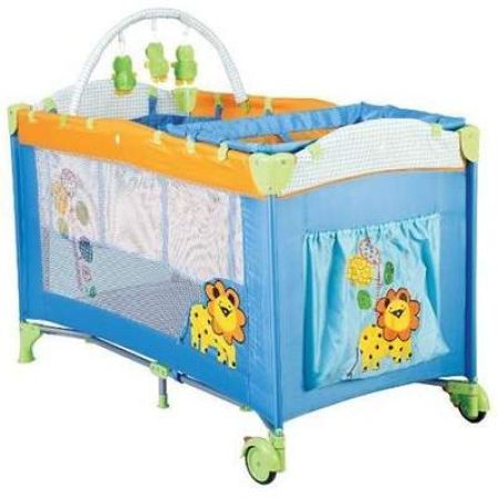 Patut Pliant Cu 2 Nivele Sleepwell Zoo, +0luni, 4402, BabyGo