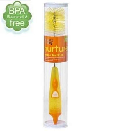 Perie de curatat biberon si tetina - Nurture, +0 luni, 442292, Vital Baby