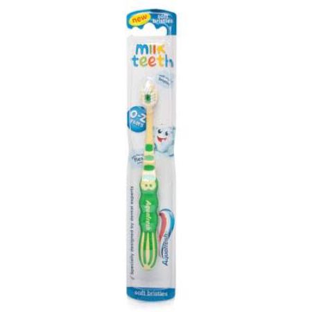 Periuta de dinti Milk Teeth Soft, 0-2 ani, Aquafresh