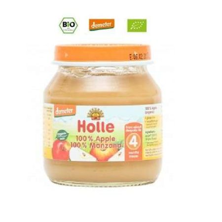 Piure bio de mere, 125 g, Holle Baby Food