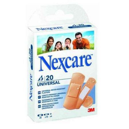 Plasturi asortati, Universal, 20 bucati, Nexcare