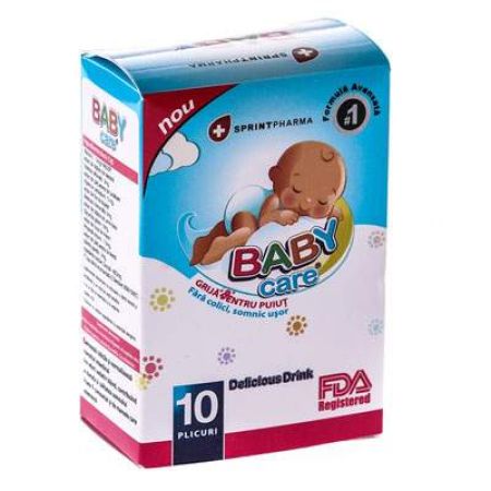 Plicuri Baby Care Drink, 10 bucati, Sprint Pharma