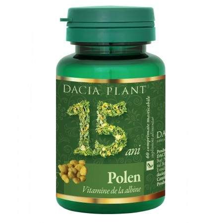 Polen comprimate masticabile, 60 capsule, Dacia Plant