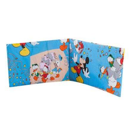 Protectie laterala patut Mickey si Prietenii, 180x40cm, Bebedeco